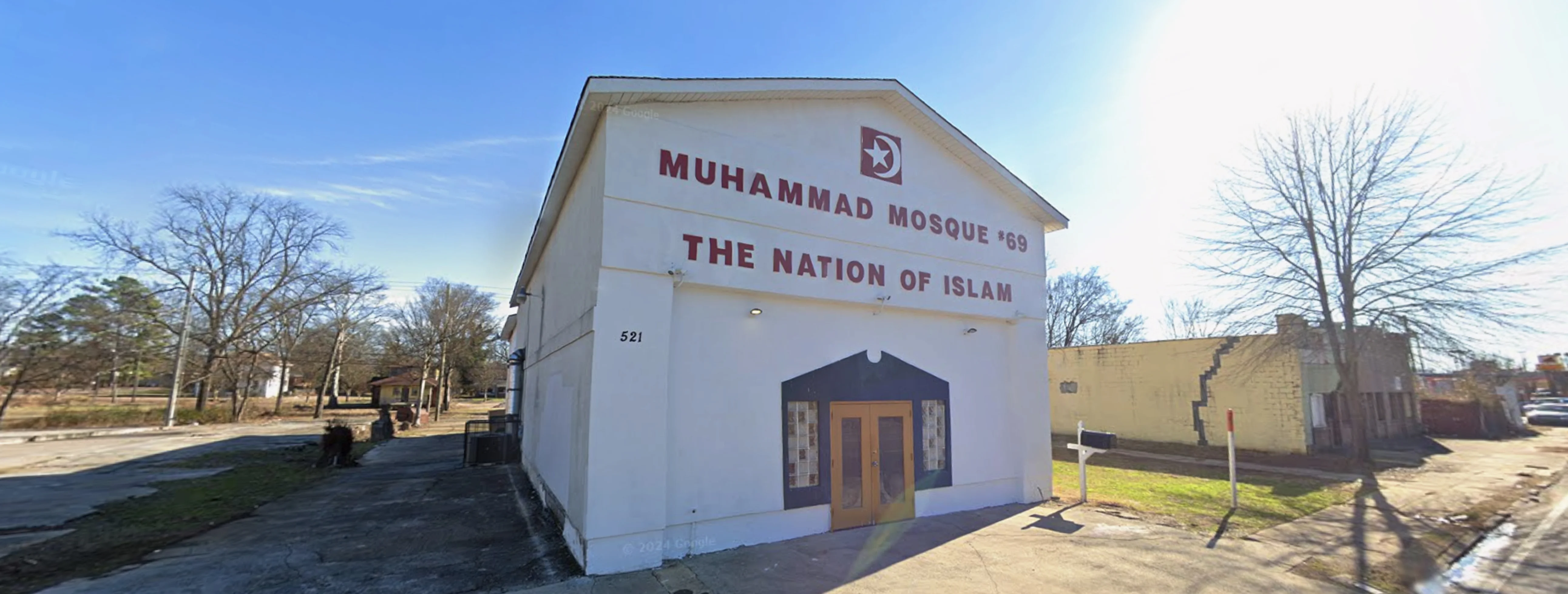 Exterior view of Muhammad Mosque #69 Birmingham building